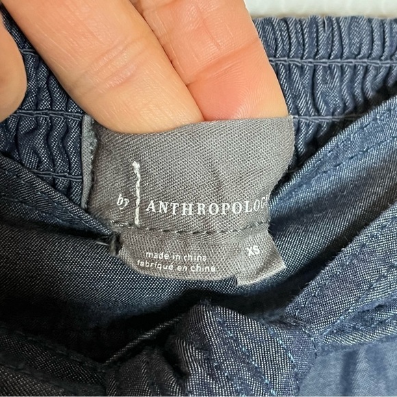 Anthropologie Traveler Chambray Tie-Waist Joggers XS - Picture 11 of 13